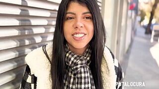 PutaLocura - Sexy Brazilian Karoll Ferraz fucks Torbe and swallows his cum while caught. porn video