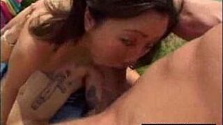 Leila Koshi by the pool - Asian sex video porn video
